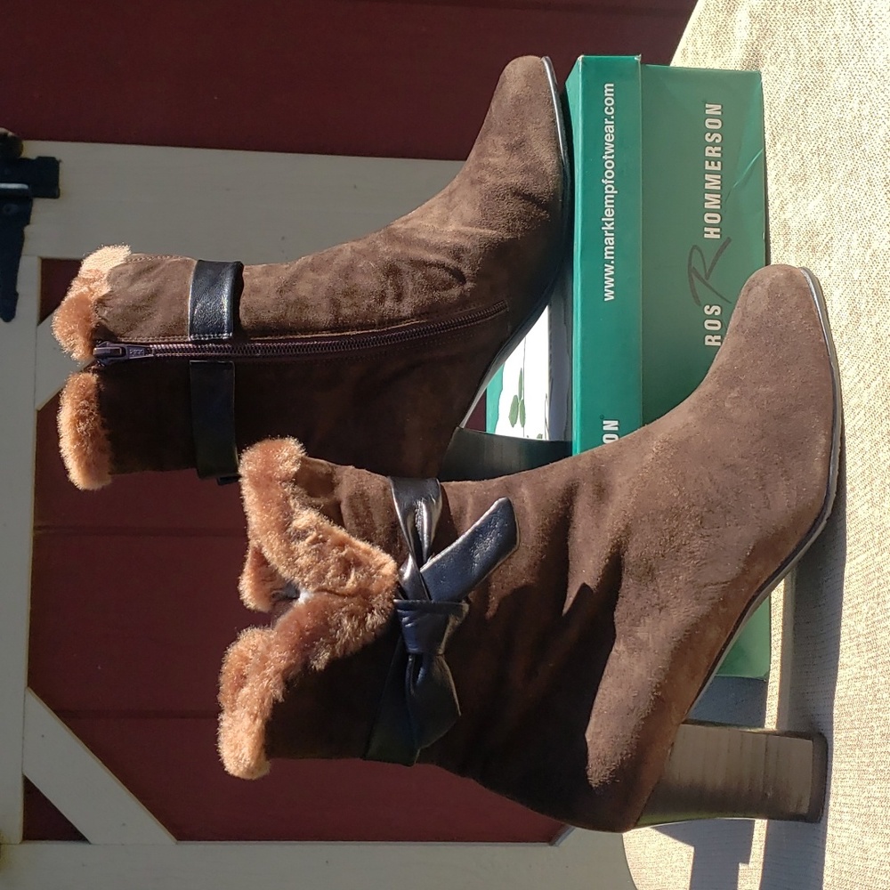 Roz Hommerson Suede Ankle Boots